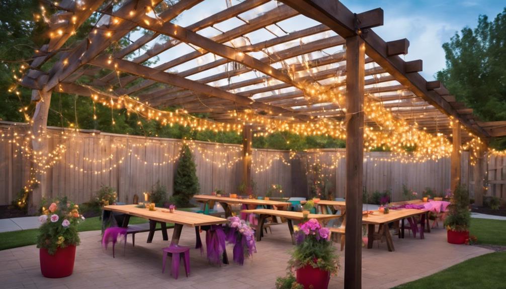 community event pergola inspiration