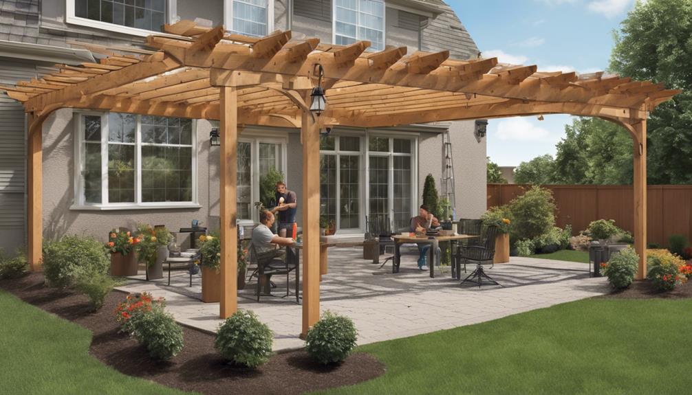 pergola building cost breakdown