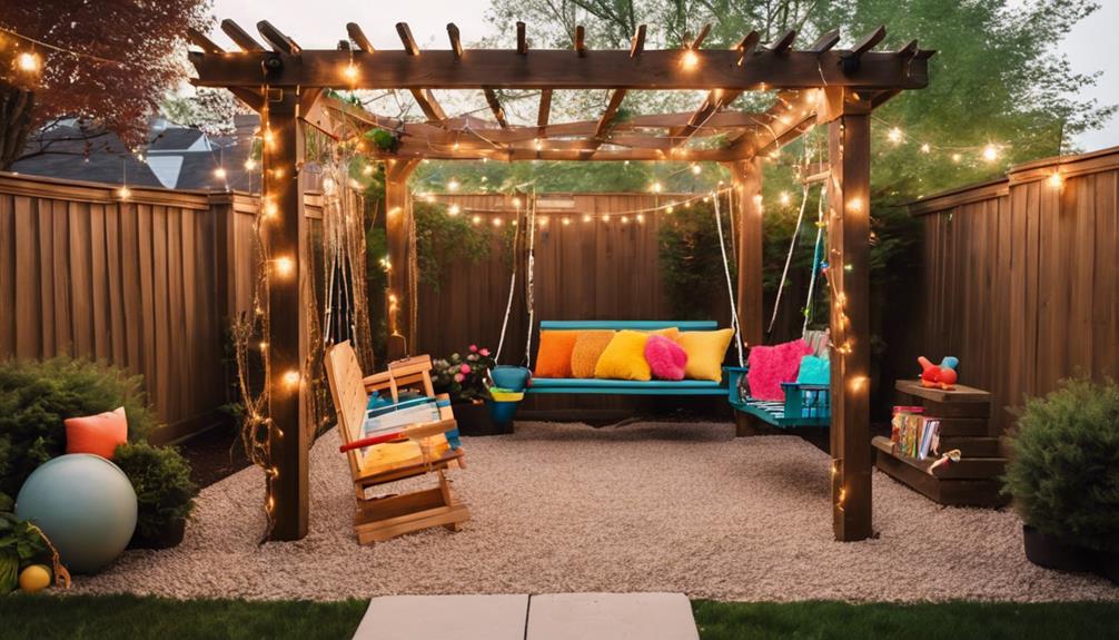 pergola design for play