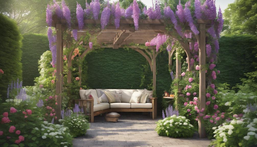 pergola friendly plants for shade